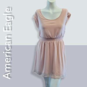 American Eagle Peach Midi XS Dress